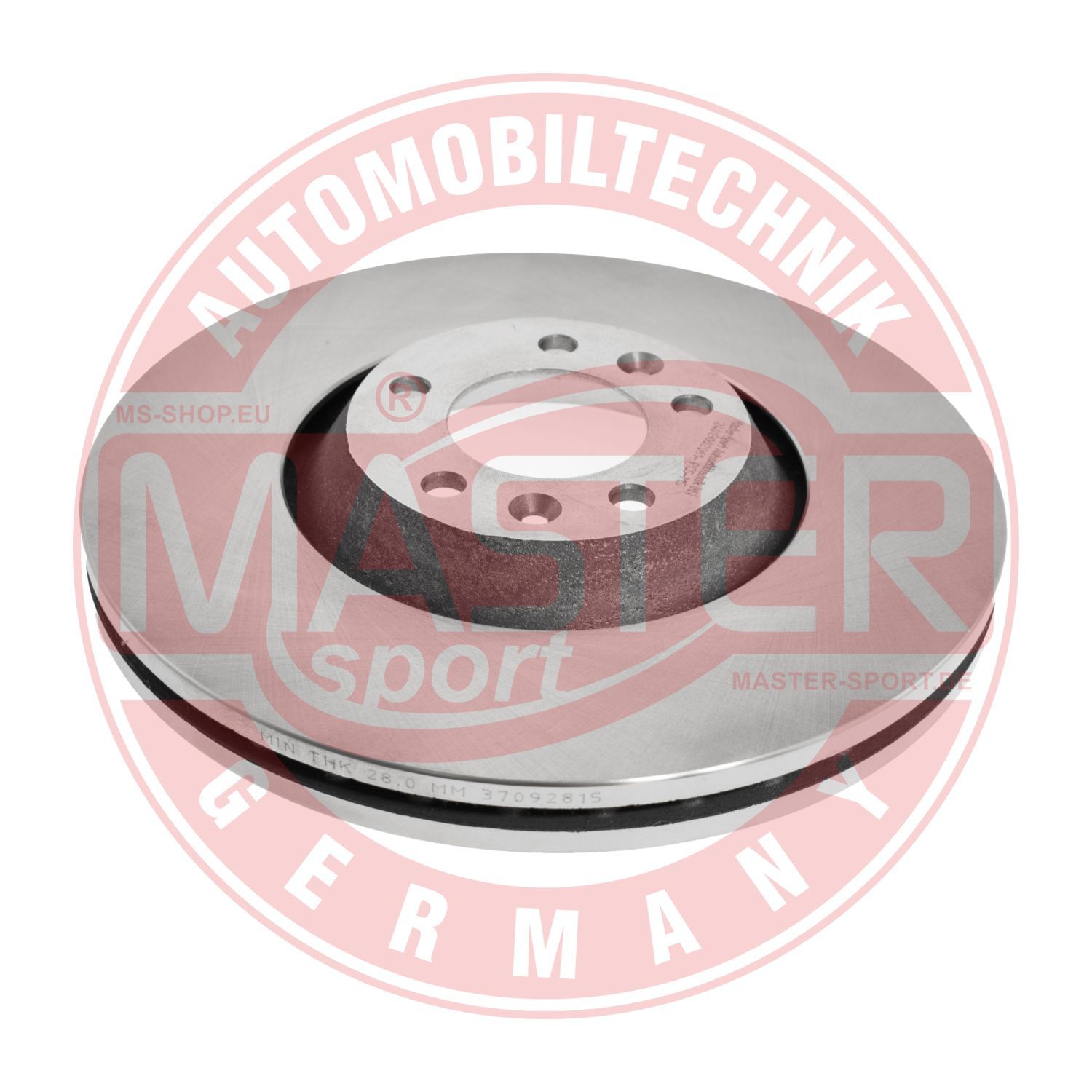 Tarcza hamulcowa MASTER-SPORT GERMANY 24013002061-PCS-MS
