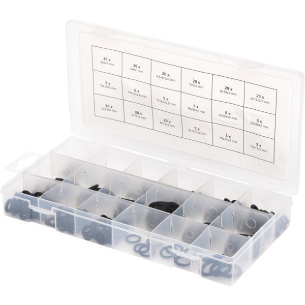 Levně Sortiment, O-koružky KS TOOLS 970.0180