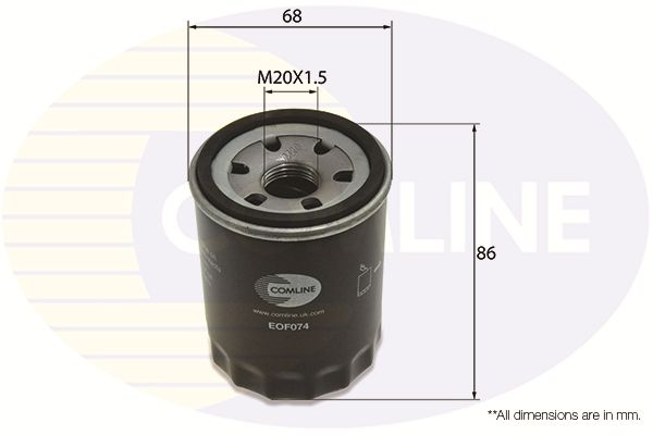 Filtr oleju COMLINE EOF074