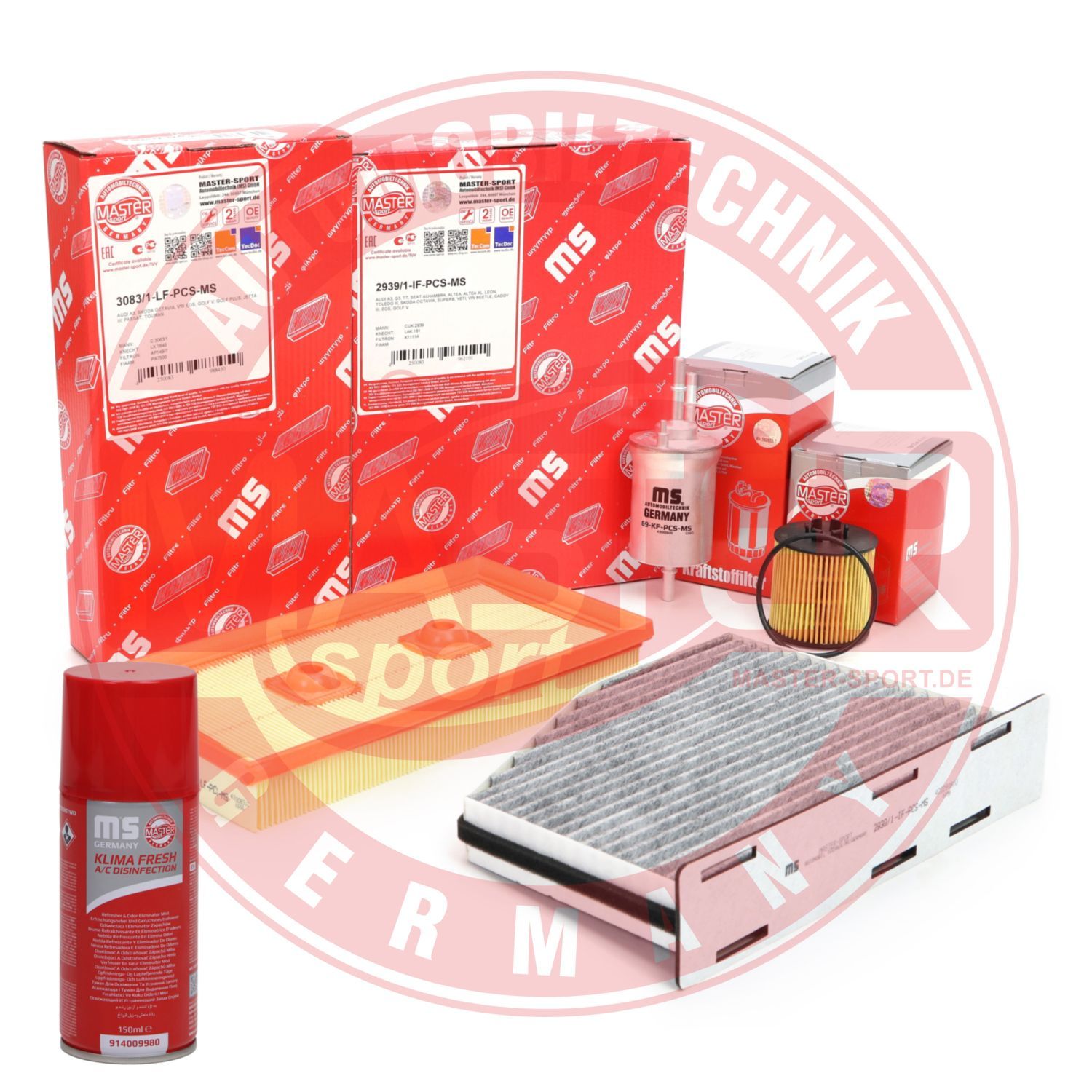 E-shop Filter - Sada MASTER-SPORT GERMANY 450002193P