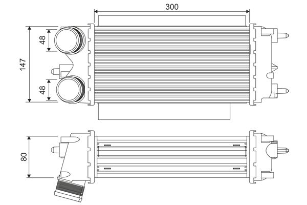 Kompressoriõhu radiaator