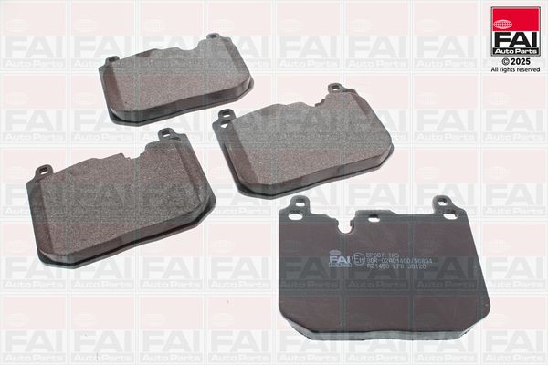 Zestaw klocków hamulcowych, hamulce tarczowe FAI AUTOPARTS BP667