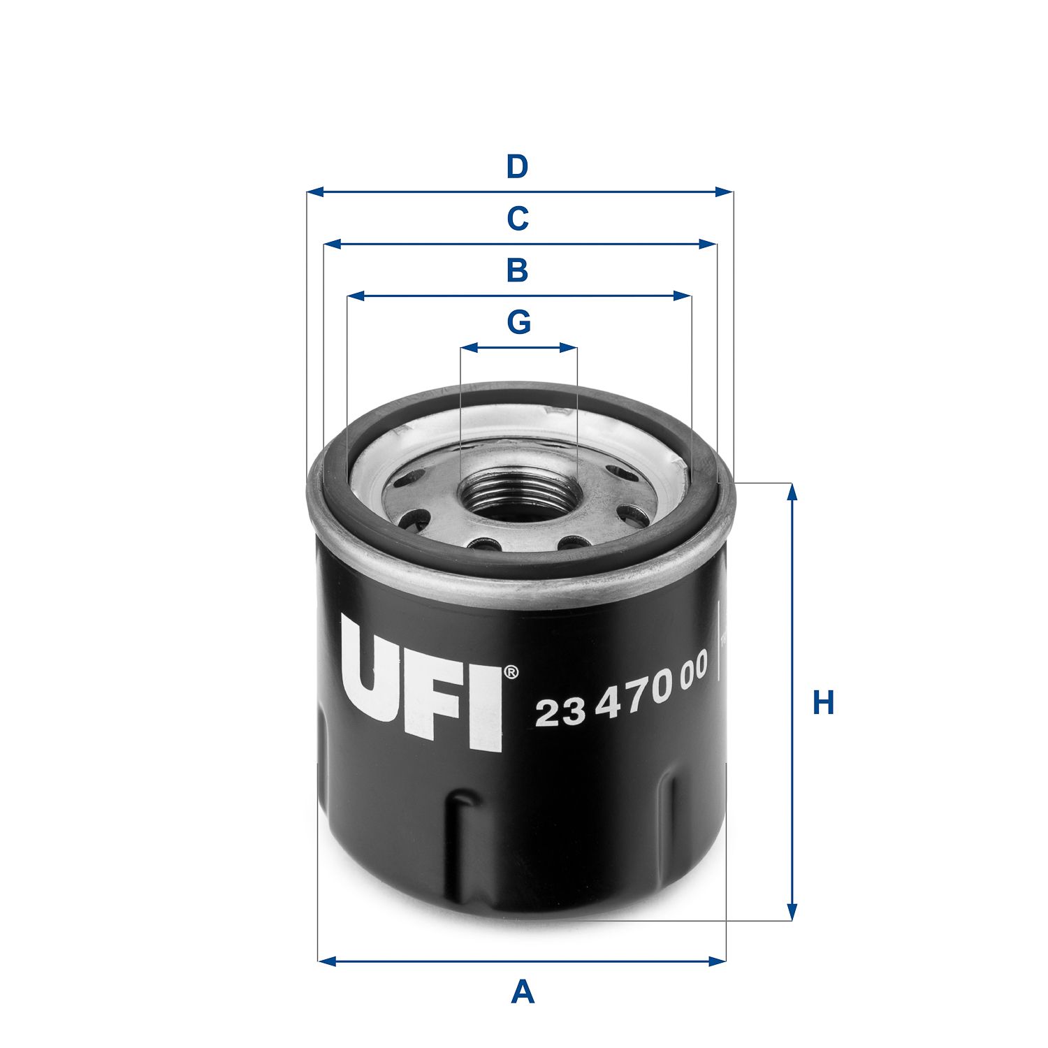 Olejový filtr UFI 23.470.00