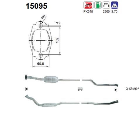 Katalizator AS 15095