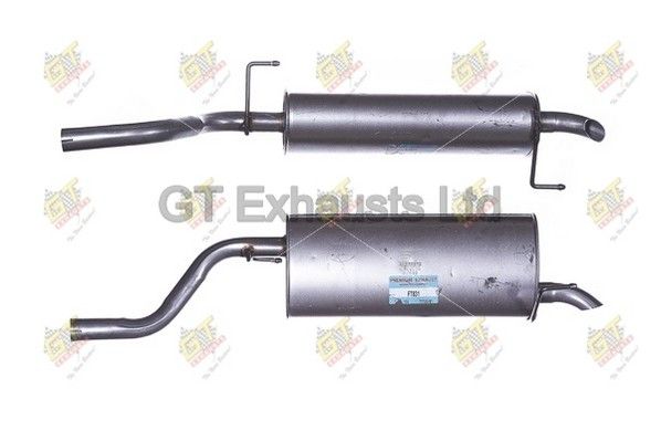 GT Exhausts - Rear Silencer