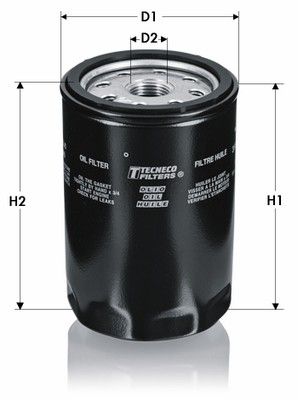Filtr oleju TECNECO FILTERS OL42T