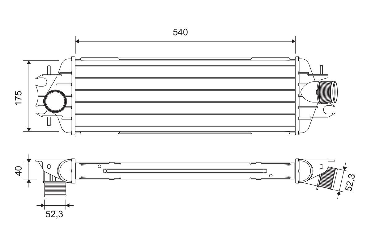 Kompressoriõhu radiaator