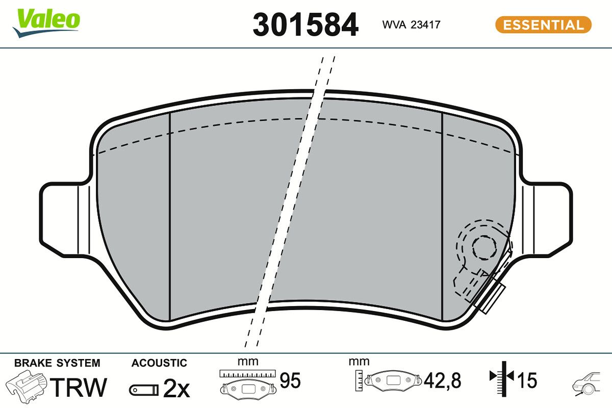 Piduriklotsi komplekt,ketaspidur