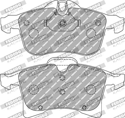 Zestaw klocków hamulcowych, hamulce tarczowe FERODO RACING FCP1640H