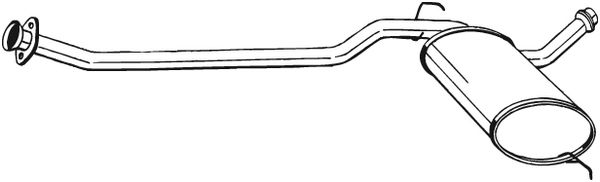 Tłumik środkowy KLOKKERHOLM 284-321