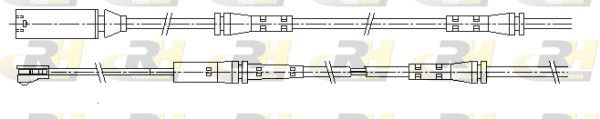 Styk ostrzegawczy, zużycie okładzin hamulcowych ROADHOUSE 001206