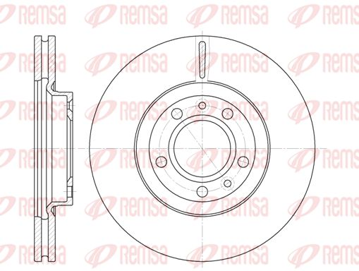 Tarcza hamulcowa KAWE 6869 10