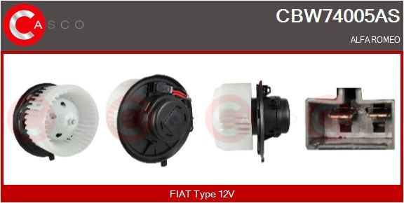 vnitřní ventilátor CASCO CBW74005AS