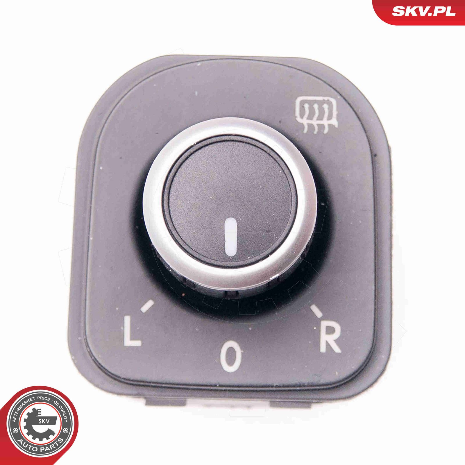 Slēdzis, ārējo atpakaļskata spoguļu regulēšana