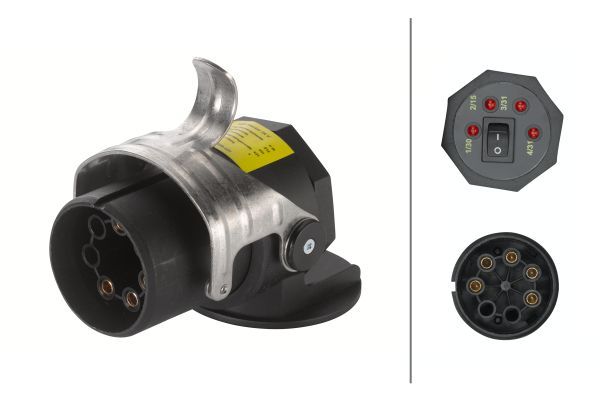 Tester, zásuvka přívěsu HELLA 8PD 004 508-031