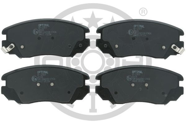 Zestaw klocków hamulcowych, hamulce tarczowe OPTIMAL BP-12409