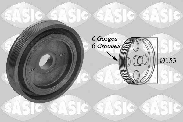 Fulie curea, arbore cotit SASIC 2150023