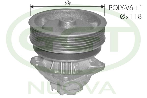 Pompă de apă, răcire motor GGT PA10924
