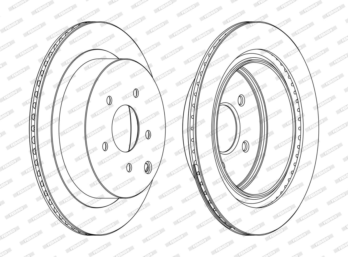 Disc frana FERODO PREMIER DDF1506C