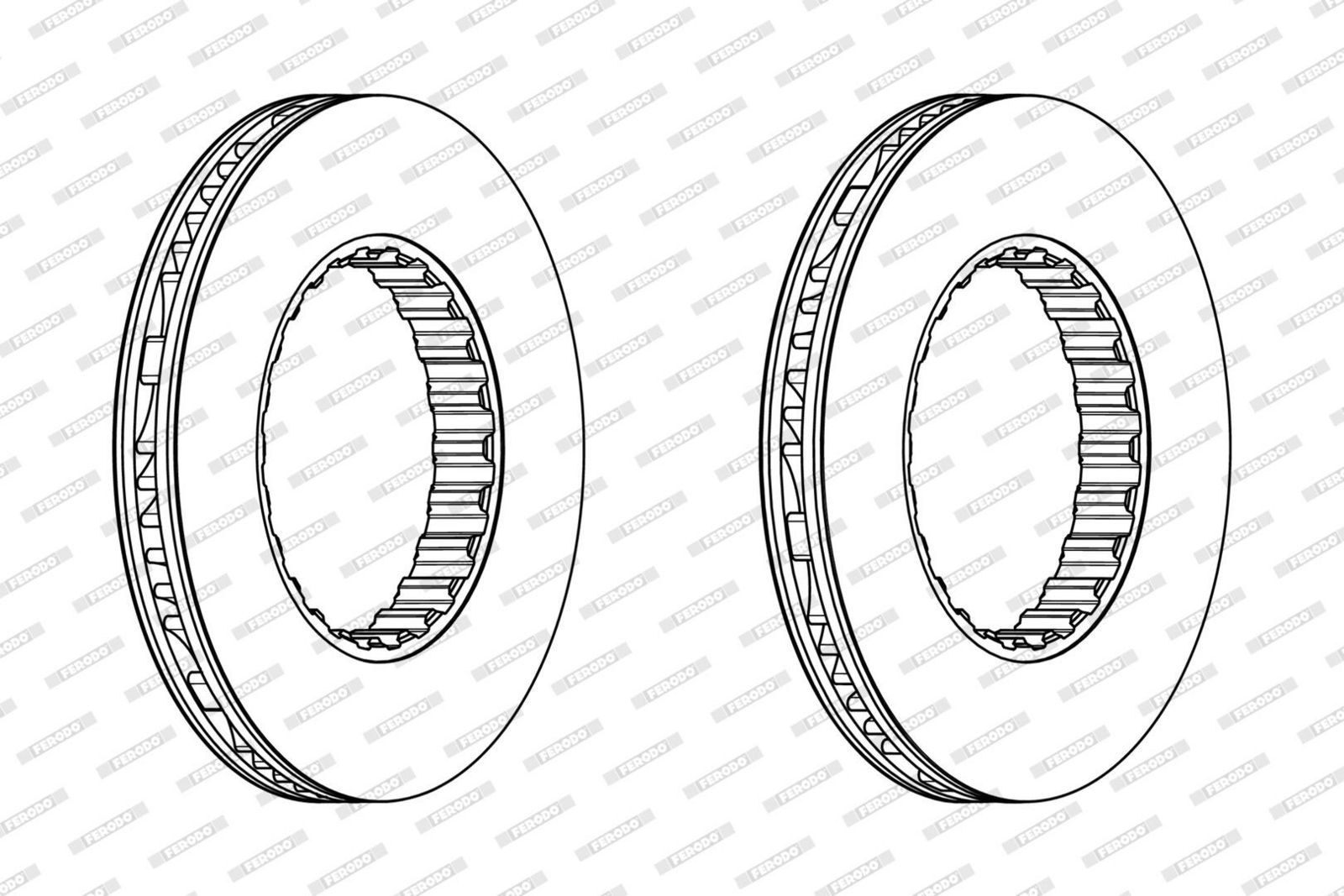 Disc frana FERODO FCR348A