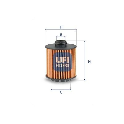 Filtru ulei UFI 25.288.00