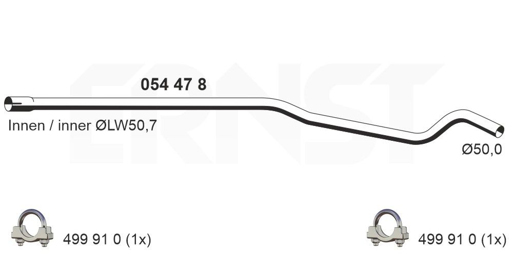 Racord evacuare ERNST 054478
