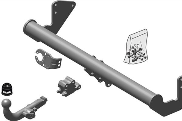 Zestaw zaczepu przyczepy BRINK 479200