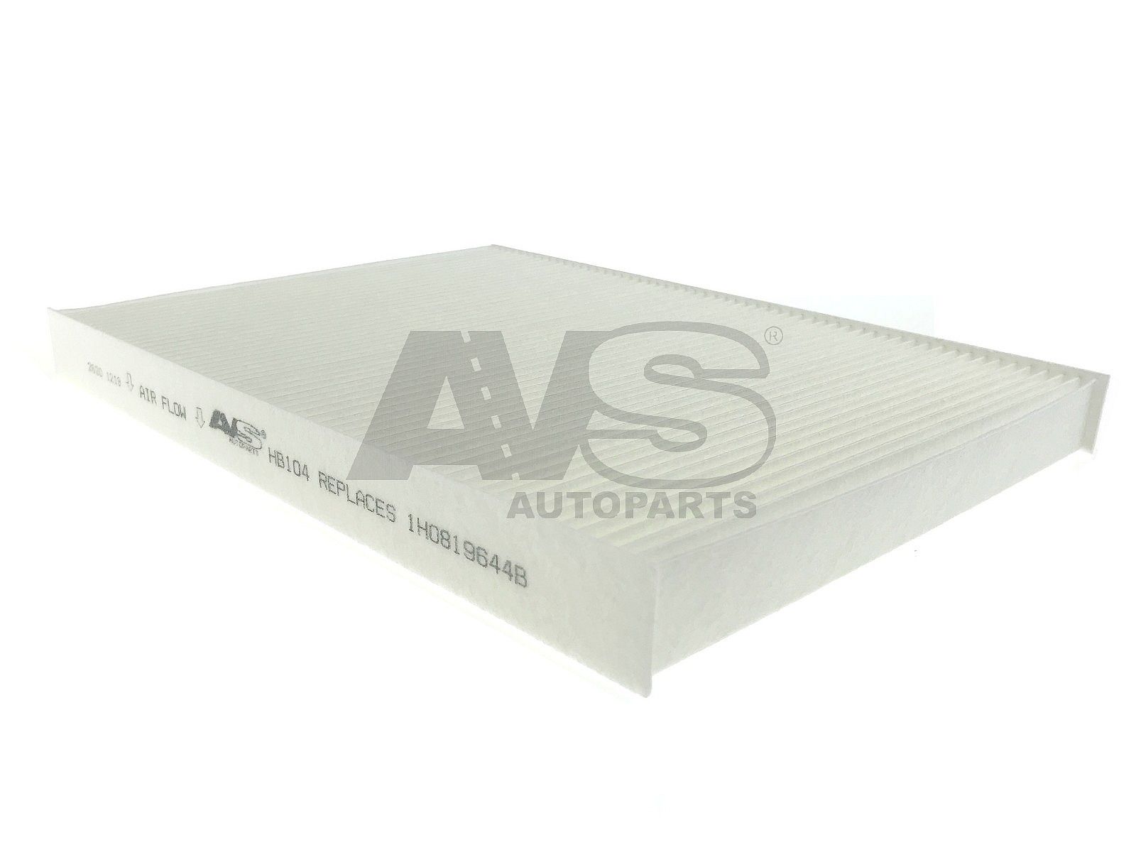 Levně Filtr, vzduch v interiéru AVS AUTOPARTS HB104