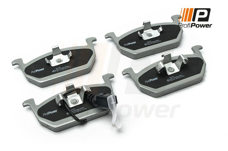 Levně Sada brzdových destiček, kotoučová brzda ProfiPower 1B1135