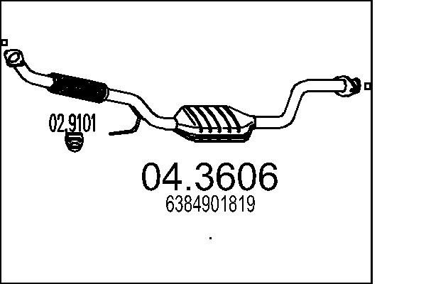 Katalizator MTS 6384901819