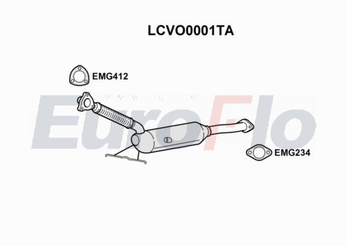 Katalizator EUROFLO 8642990