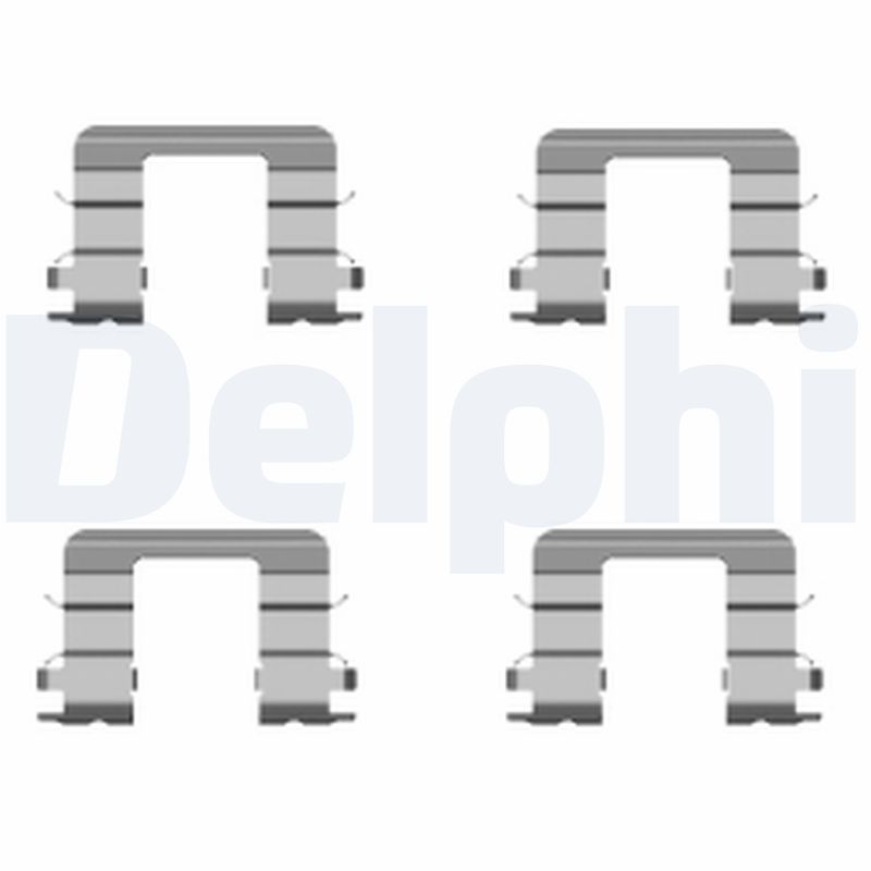 Set accesorii, placute frana DELPHI LX0416