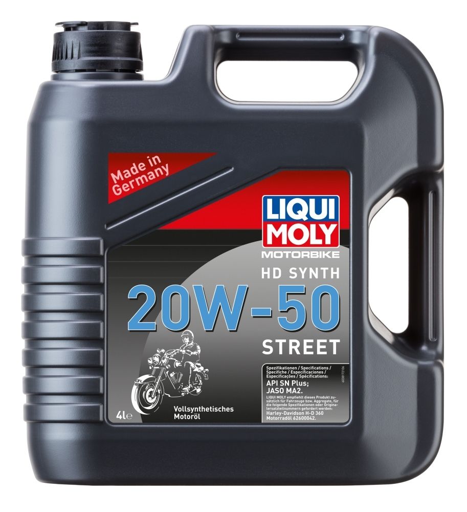Motorový olej Liqui Moly Motorbike HD Synth Street 20W-50, 4L