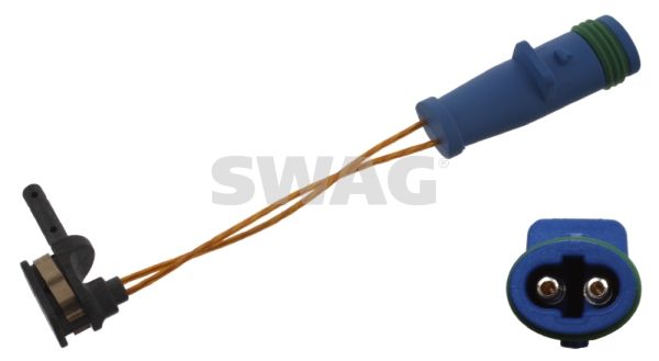 Styk ostrzegawczy, zużycie okładzin hamulcowych SWAG 10 93 9246
