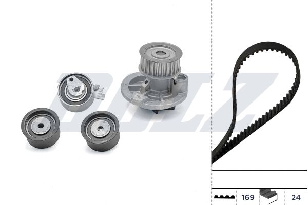 Veepump + hammasrihmakomplekt