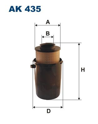 Vzduchový filtr FILTRON AK 435