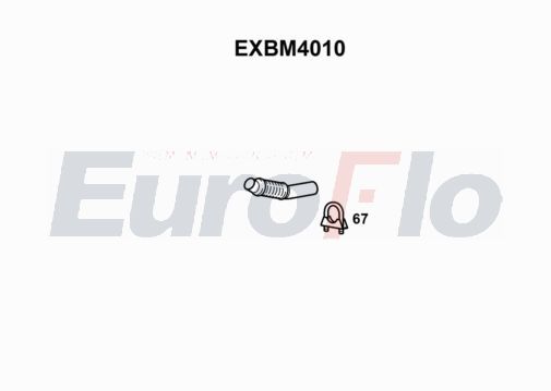 Zestaw tłumików, tłumik końcowy EUROFLO 18307812285