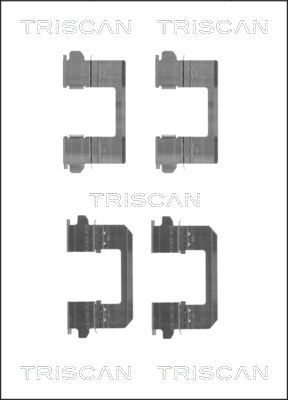 Zestaw akcesoriów, klocki hamulcowe TRISCAN 8105 141601