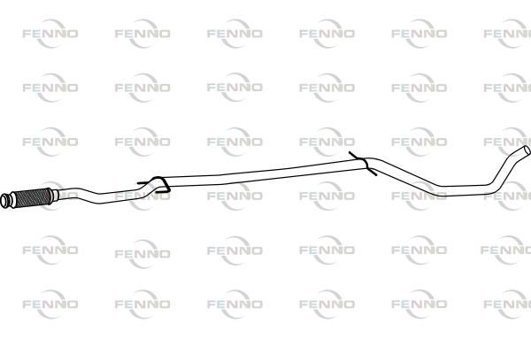 Rura wydechowa FENNO P1776