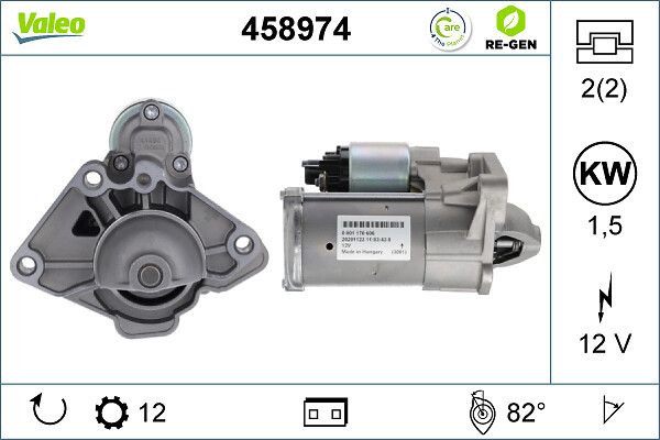 Rozrusznik VALEO 458974