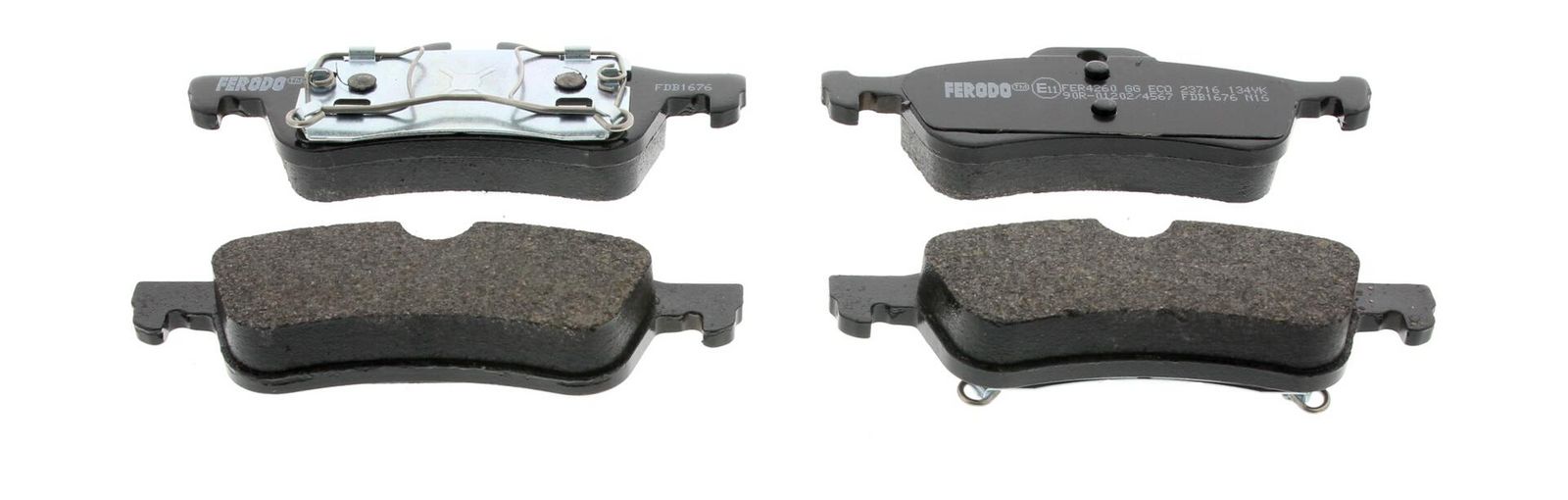 set placute frana,frana disc FERODO FDB1676