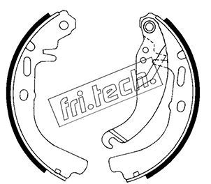 Zestaw szczęk hamulcowych FRI.TECH. 1073.161