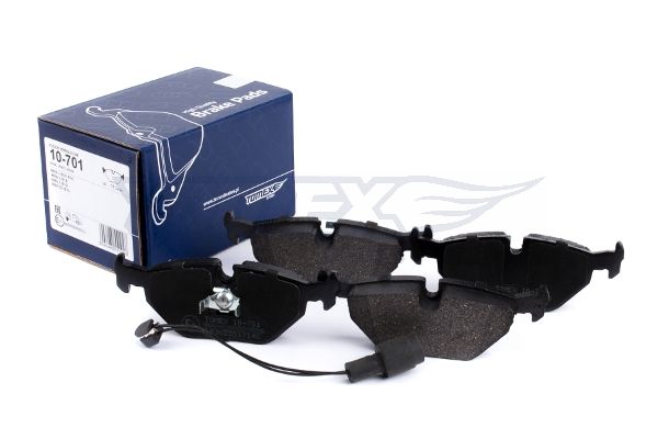 Levně Sada brzdových destiček, kotoučová brzda TOMEX Brakes 10-701