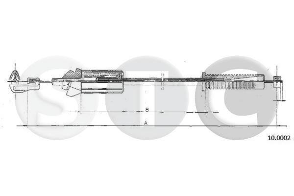 Linka gazu STC T480896