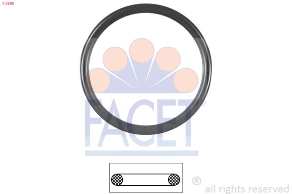 Uszczelka, termostat FACET 7.9590