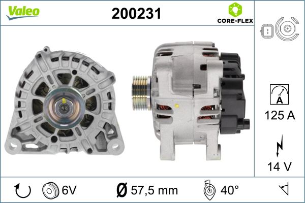 Alternator VALEO 200231
