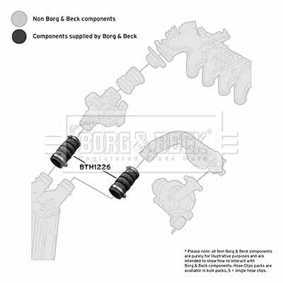 Przewód powietrza doładowującego BORG & BECK BTH1226