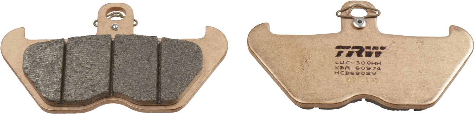 Zestaw klocków hamulcowych, hamulce tarczowe TRW MCB680SV