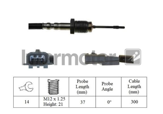 czujnik, temperatura spalin INTERMOTOR 27405