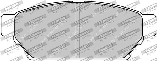 Zestaw klocków hamulcowych, hamulce tarczowe FERODO RACING FCP1283R